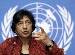 The United Nations (UN) High Commissioner for Human Rights Navanethem Pillay